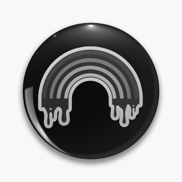Item preview, Goth Rainbow Black Drip Fun Novelty Graphic designed and sold by SpookshowDesign.