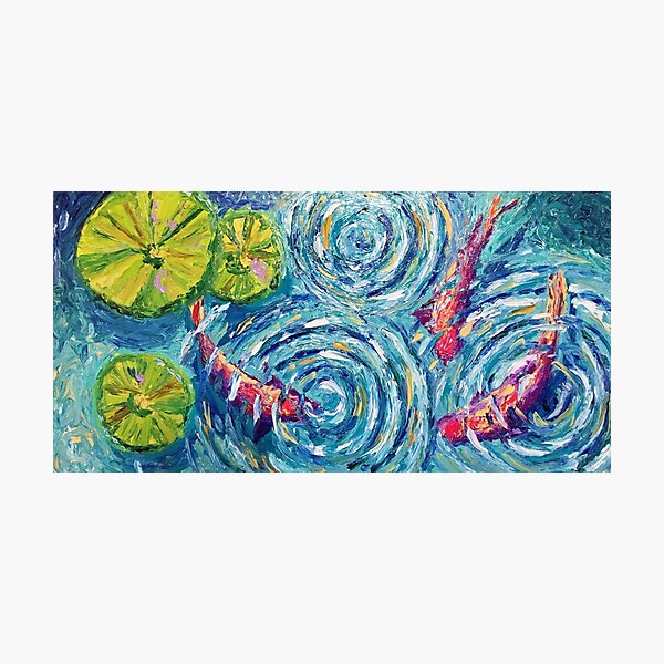 Koi Circles Photographic Print