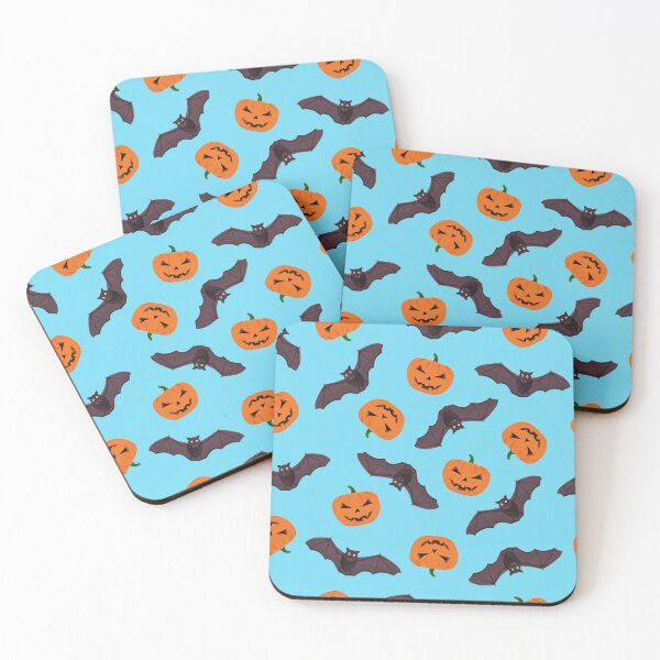 Item preview, Halloween pattern with pumpkin and bats designed and sold by GulArt.