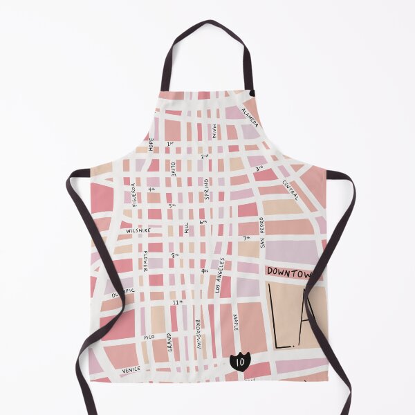 Item preview, Downtown Los Angeles Map (Minimalist) designed and sold by kurtographymaps.