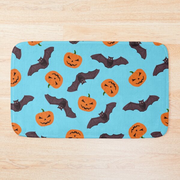 Item preview, Halloween pattern with pumpkin and bats designed and sold by GulArt.
