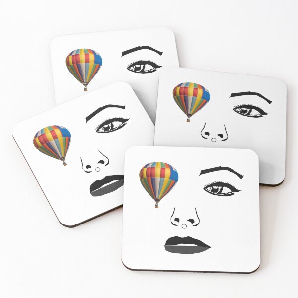 Item preview, Hot Air Ballon - Flying Maching - Flying Woman - Weather Balloon designed and sold by paceofnature.