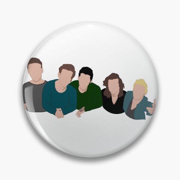 Item preview, one direction band sticker  designed and sold by introspctivbeat.