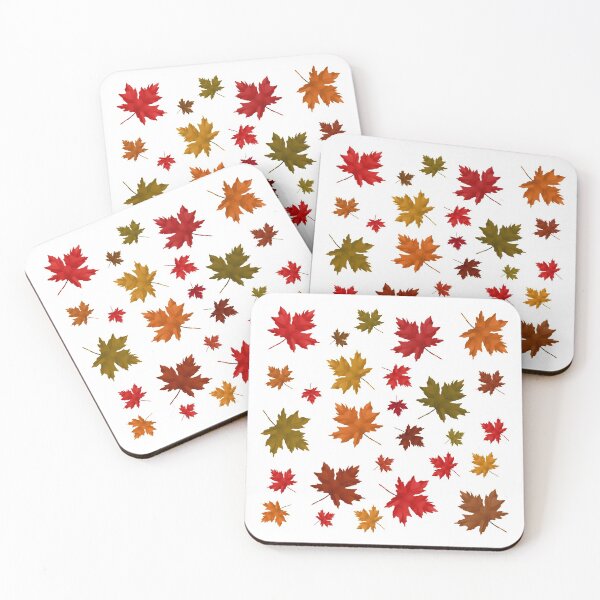 Item preview, Maple Leaves Autumn Fall Pattern designed and sold by PeppaThePenguin.