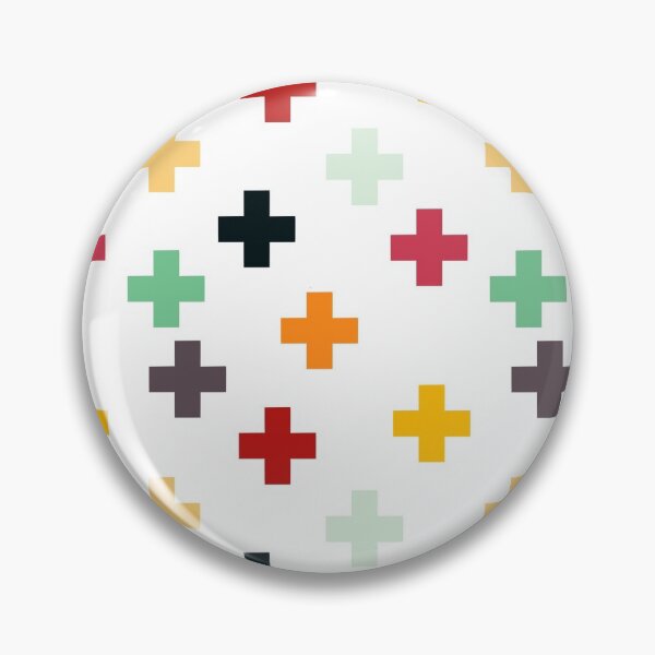 Item preview, Colorful crosses digital art pattern  designed and sold by Bonheurem.
