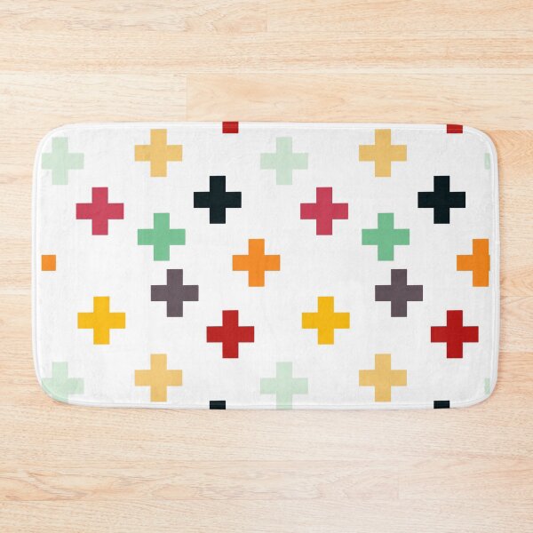 Item preview, Colorful crosses digital art pattern  designed and sold by Bonheurem.