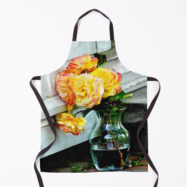 Item preview, Beautiful vase full of yellow roses designed and sold by BBrightman.