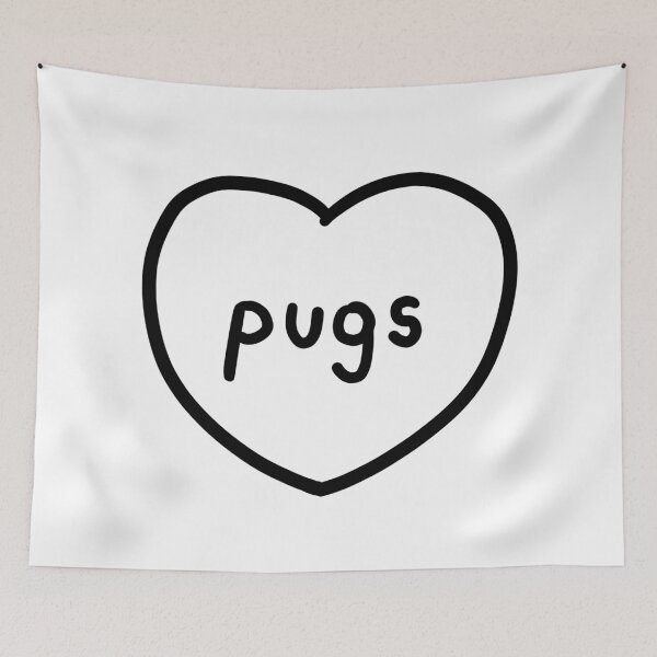 Item preview, I Love Pugs designed and sold by DonatasSab.