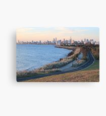 Elwood to the city, Melbourne VIC Canvas Print
