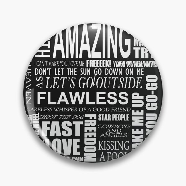 CHANSONS LYRIQUES GEORGE MICHAEL Badge