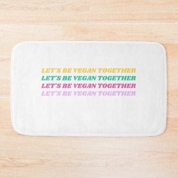 Item preview, Let's be Vegan together designed and sold by VeganChica.