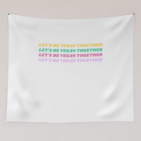 Item preview, Let's be Vegan together designed and sold by VeganChica.