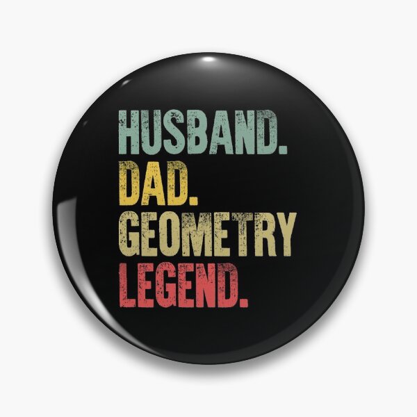 Item preview, Funny Men Vintage T Shirt Husband Dad Geometry Legend Retro designed and sold by Bendthetrend.