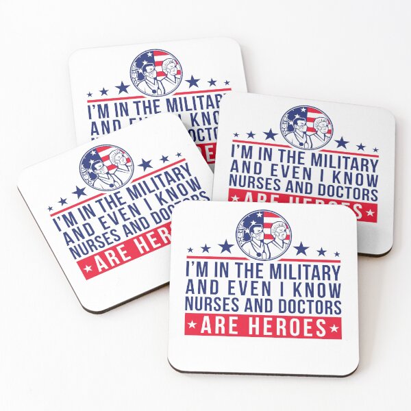 Item preview, Even Military Men Know Nurses & Doctors Are Heroes designed and sold by Maria Garcia.