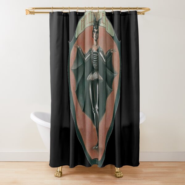 Vista previa del artículo con la obra «Vintage murciélago de halloween chica», diseñado y vendido por Aronrocker.