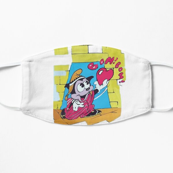 Betty Boop and Bimbo Freddie top Flat Mask