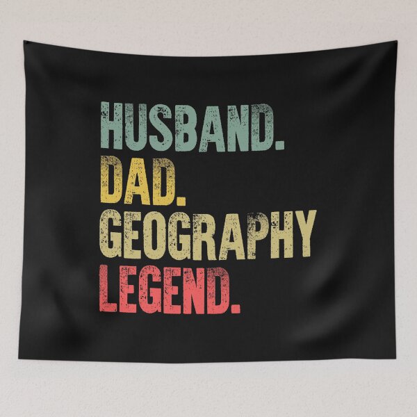 Item preview, Funny Men Vintage T Shirt Husband Dad Geography Legend Retro designed and sold by Bendthetrend.