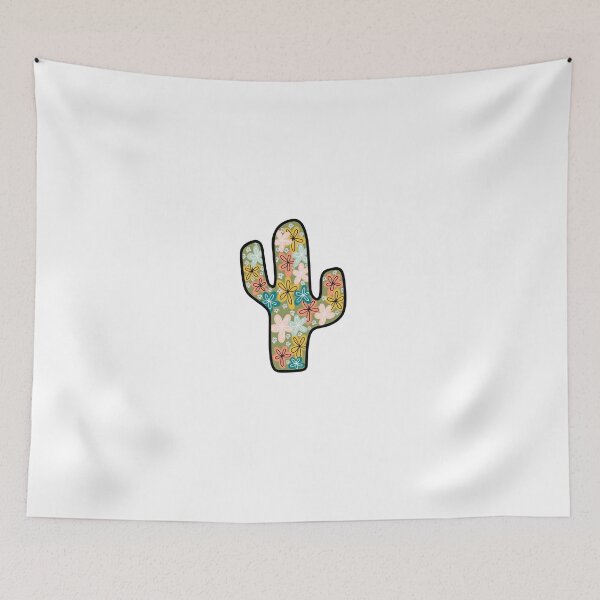 Item preview, Flowery Cactus - Bright designed and sold by Kaitlyn Bendickson.