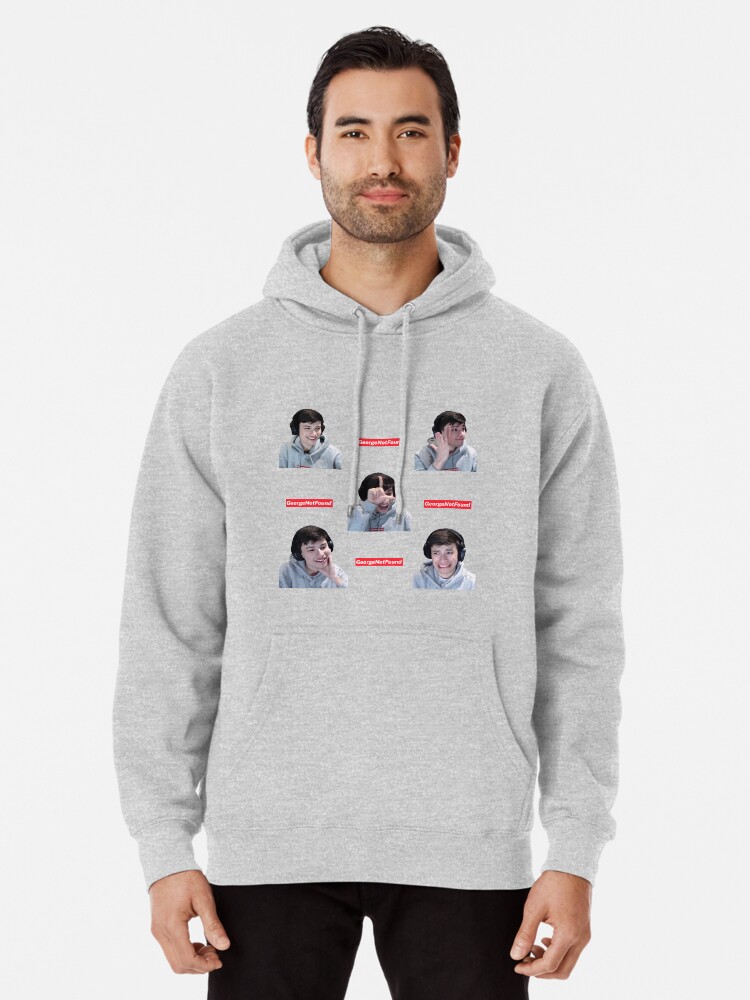 georgenotfound gray hoodie