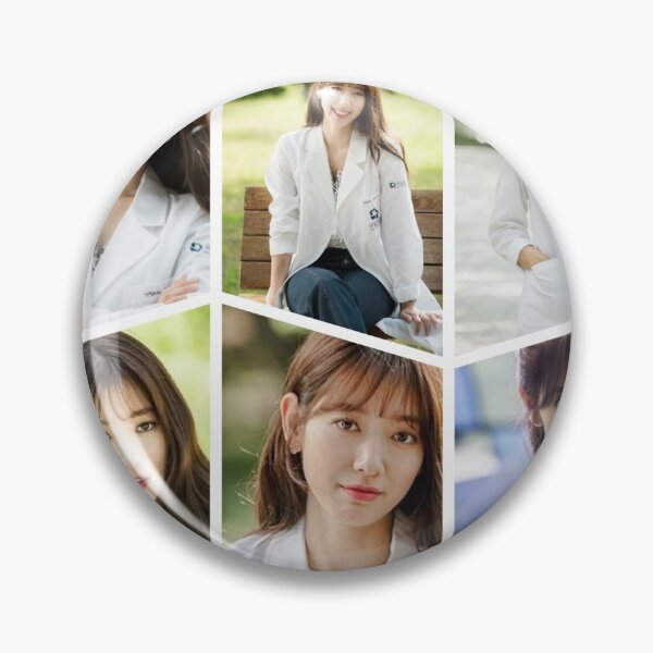 Park Shin Hye Beautiful Collage Pin