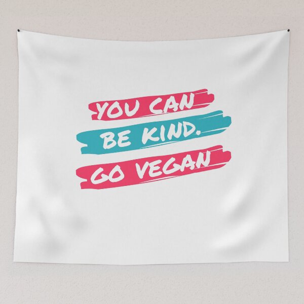 Item preview, You can be kind. Go vegan designed and sold by VeganChica.
