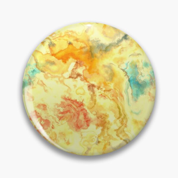 Item preview, Yellow orange blue watercolor designed and sold by Kolinnaprint.