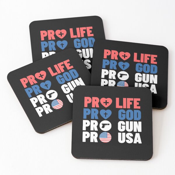 Item preview, Pro Life Pro God Pro Gun Pro USA designed and sold by razvigod.