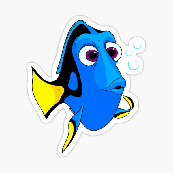  Jibbitz Dory the regal blue tang fish in Finding Nemo
