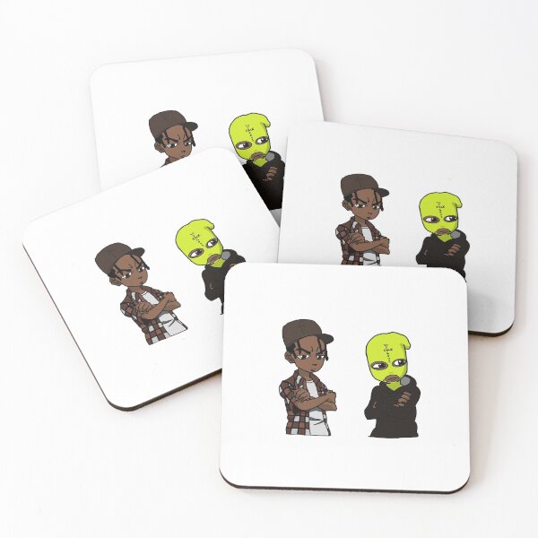 Item preview, Travis  & Travis with mask cartoons  designed and sold by christopherval.