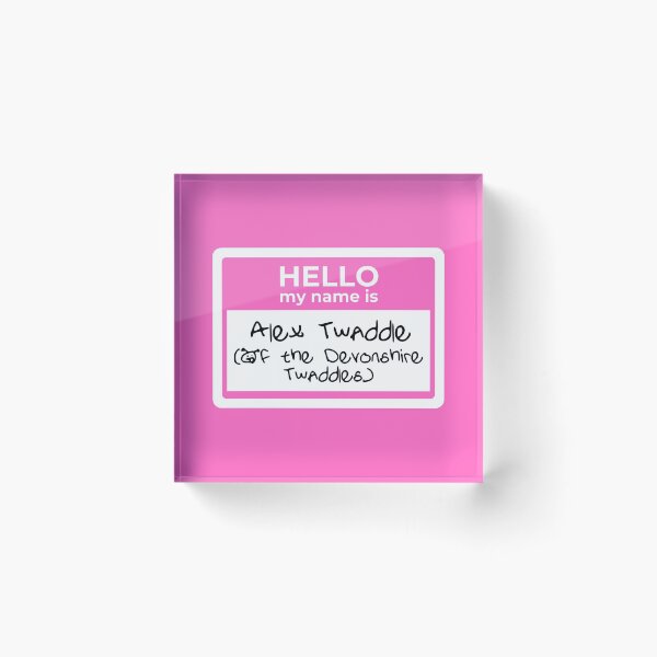 Item preview, Hello My Name Is (Alex) designed and sold by Alexis Hall.