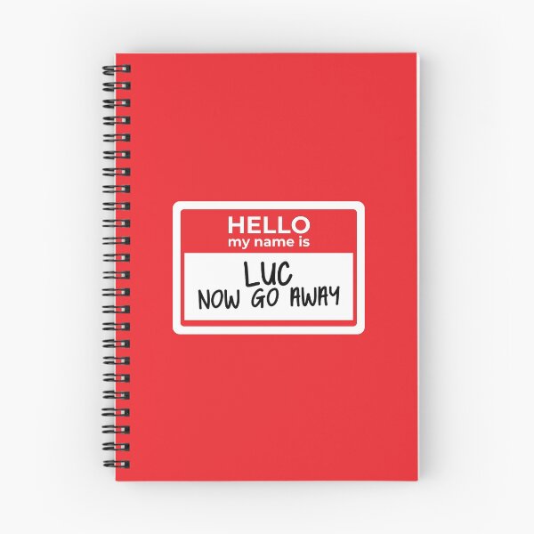 Item preview, Hello My Name Is (Luc) designed and sold by Alexis Hall.