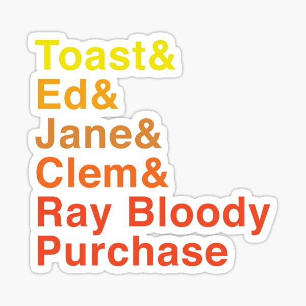 Item preview, Toast of London Character Names designed and sold by The-Keepers.