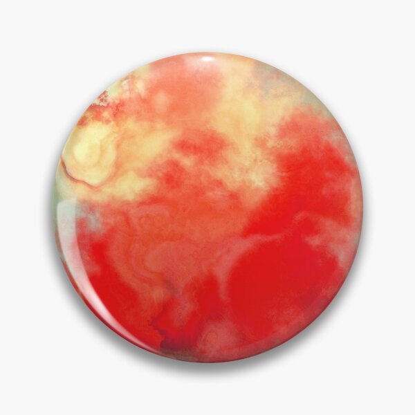 Item preview, Blue-Red-Lemon Cream Watercolor designed and sold by Kolinnaprint.