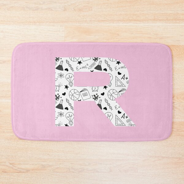 Item preview, Back to School Pattern Letter R Personalize Monogram (Pink) designed and sold by sinceanna.