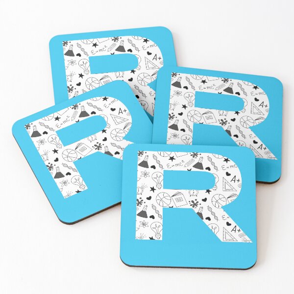 Item preview, Back to School Pattern Letter R Personalize Monogram (Blue) designed and sold by sinceanna.