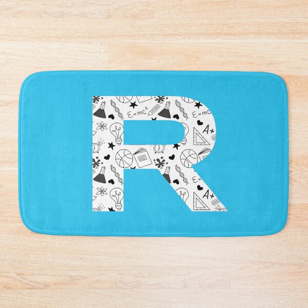 Item preview, Back to School Pattern Letter R Personalize Monogram (Blue) designed and sold by sinceanna.