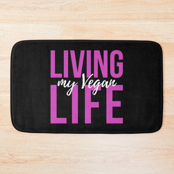 Item preview, Living my vegan life designed and sold by VeganChica.
