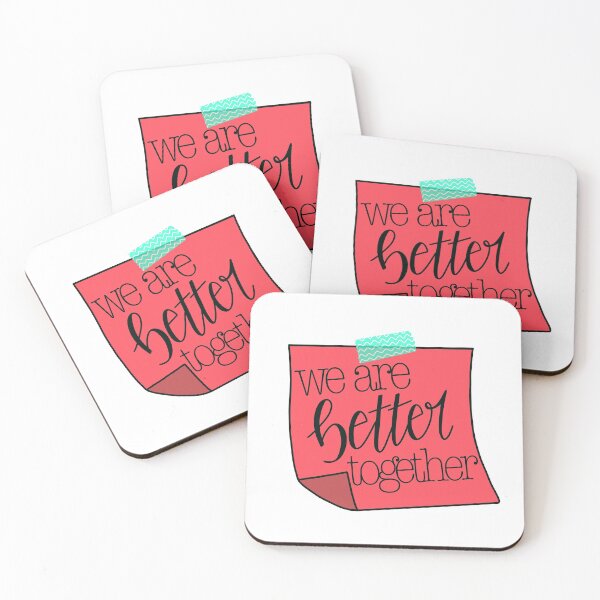 Item preview, Better Together Sticky Note- School Teacher Design  designed and sold by MaggieEDoodles.