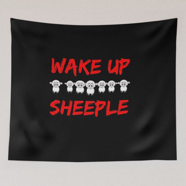 Item preview, Wake Up Sheeple Conspiracy Theory For 2020 Crisis And Vaccines designed and sold by Teetans.