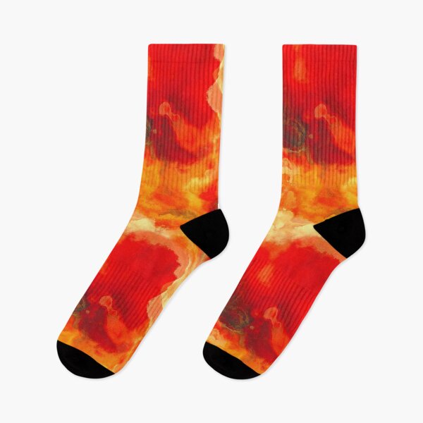 Item preview,  Fire red watercolor designed and sold by Kolinnaprint.
