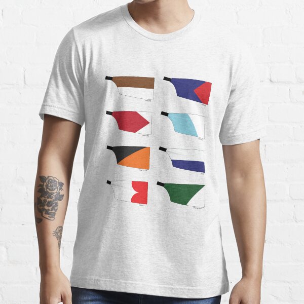 "Ivy League Rowing Crew Club Team Oars Blades" Tshirt for Sale by