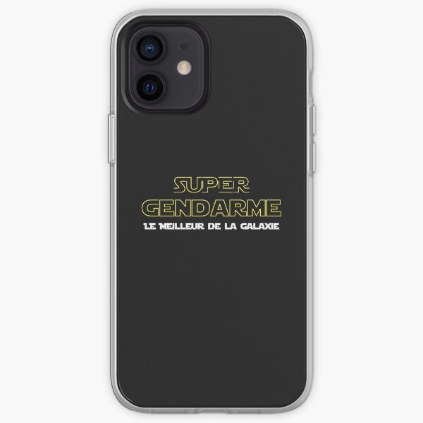 Gendarme cadeau drôle gendarmerie Coque souple iPhone