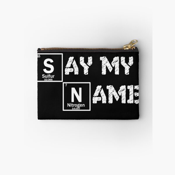 Item preview, Say my name TV meme quote designed and sold by patriotazx.