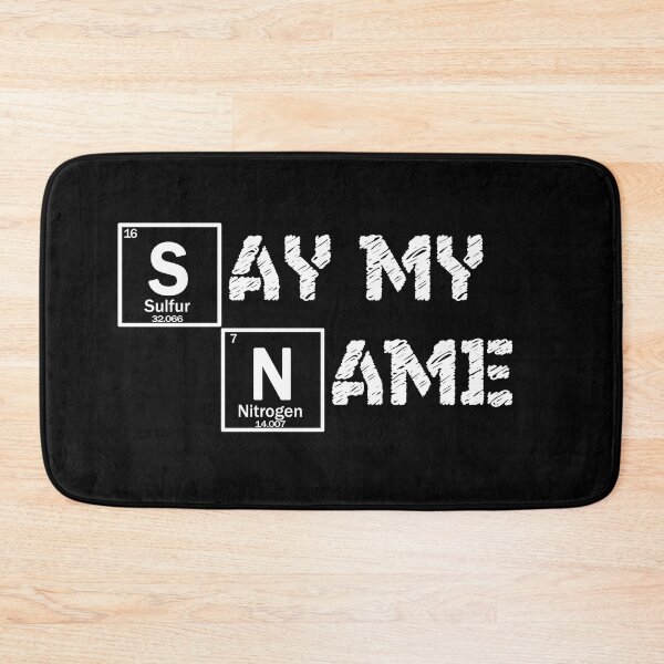 Item preview, Say my name TV meme quote designed and sold by patriotazx.