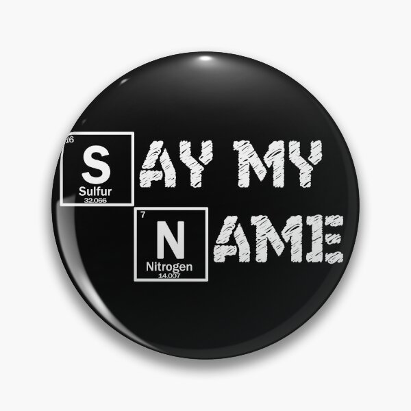 Item preview, Say my name TV meme quote designed and sold by patriotazx.