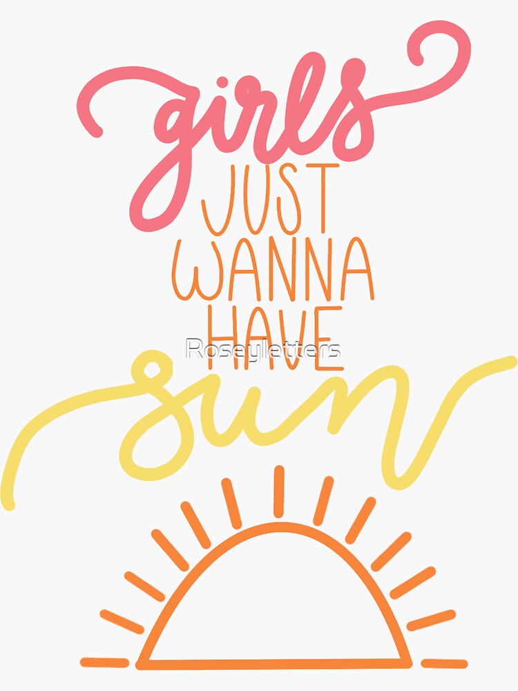 Girls just wanna | Sticker