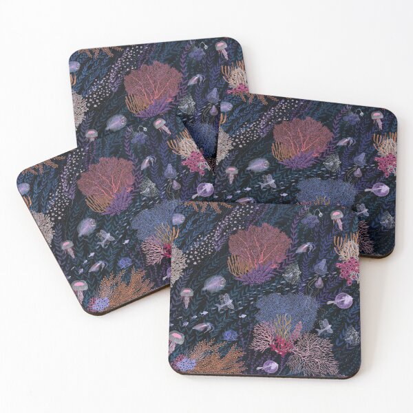 Item preview, Deep sea bioluminescence designed and sold by Rebecca Reck Art.