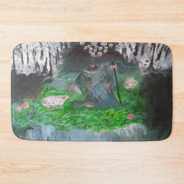 Item preview, "Life Out of Darkness:" Dark Fantasy Mysterious Figure Acrylic Painting designed and sold by Hannah Quintero.