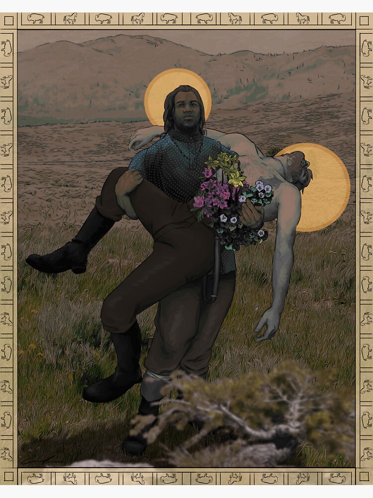 Imagen 3 de 3, Pegatina con la obra de la montaña, diseñada y vendida por conconarts.