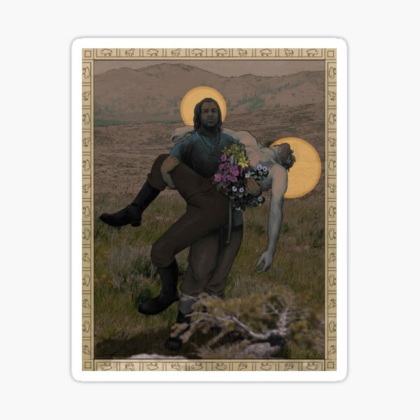 De la Montagne Sticker